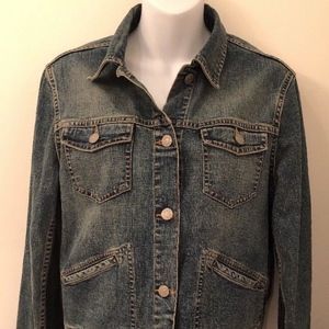 Ralph Lauren Slim Womens Stretch Jean Denim Jacket